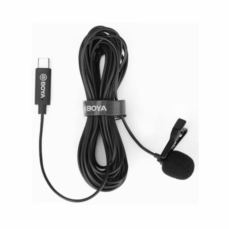 BOYA BY-M3 Digital Omnidirectional Lavalier Microphone With USB-C Cable (Android) by BOYA — view 4