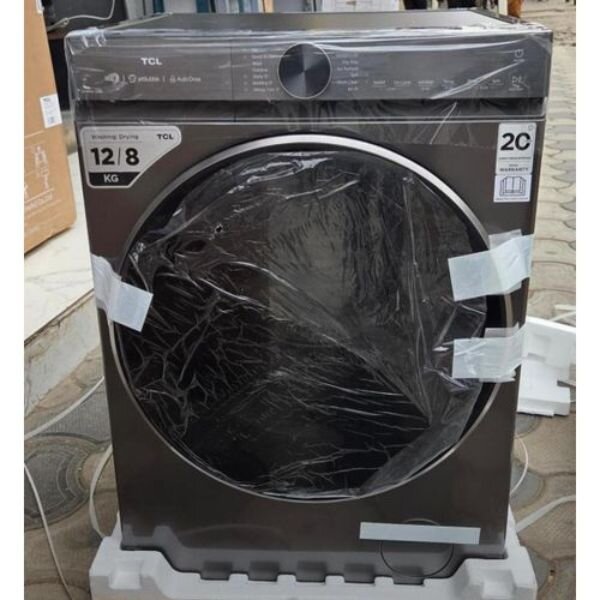 TCL 12/8KG Washer Dryer Combo – Efficient Front Load Laundry Machine, Model C512WDG by TCL