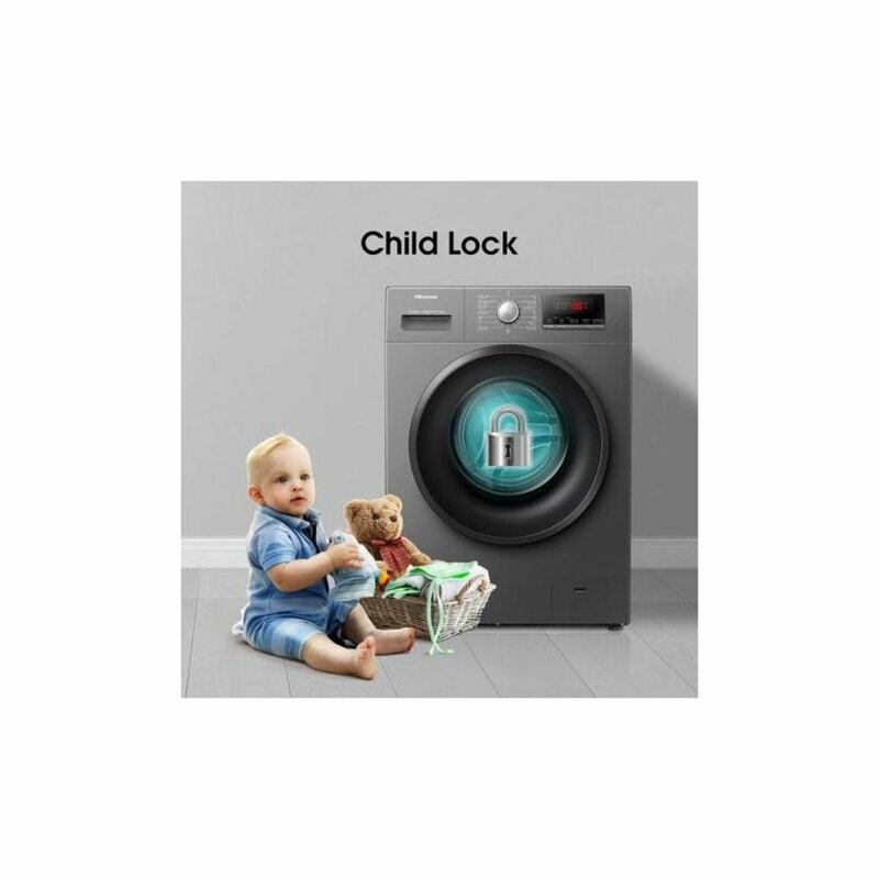 Hisense WFQP7012EVMT 7kg Front Loader Washing Machine by Hisense — view 2