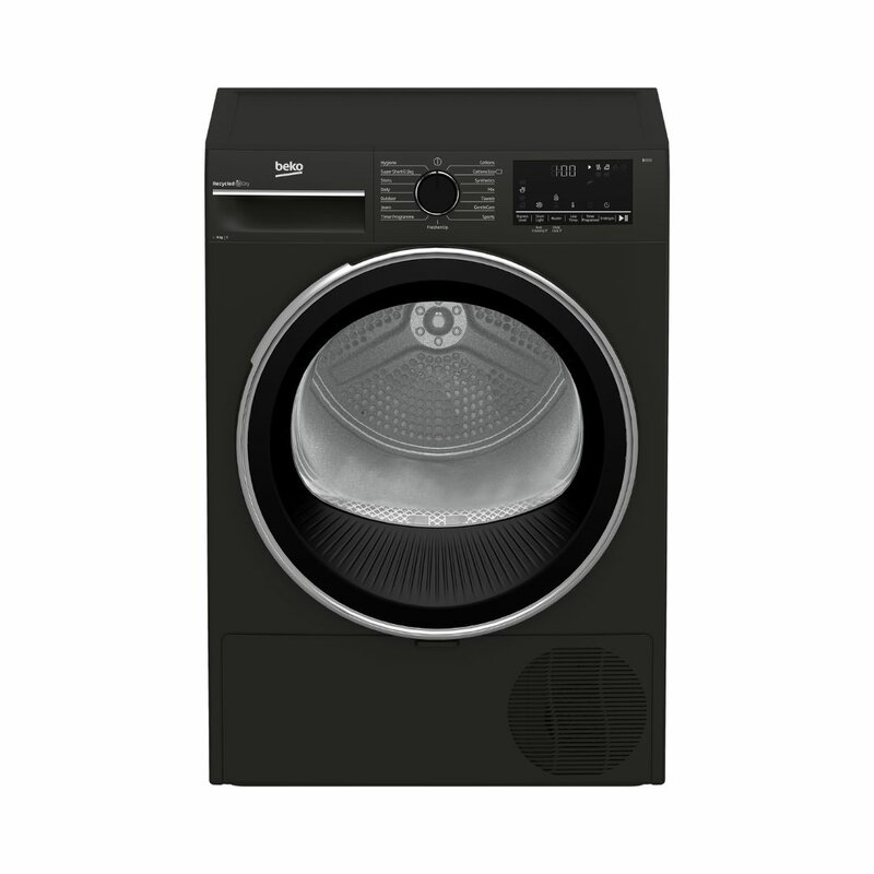 Beko B3T4911DG Condensation Dryer, 9KG - Grey by Other — view 2