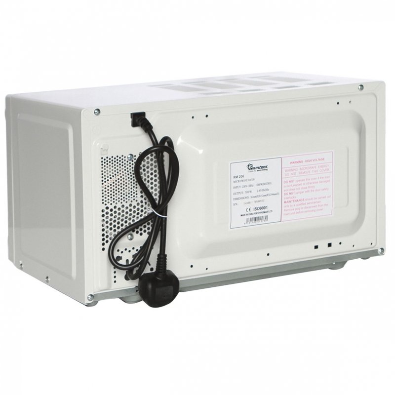 Ramtons 20 LITERS MANUAL MICROWAVE WHITE- RM/206 by Ramtons — view 2
