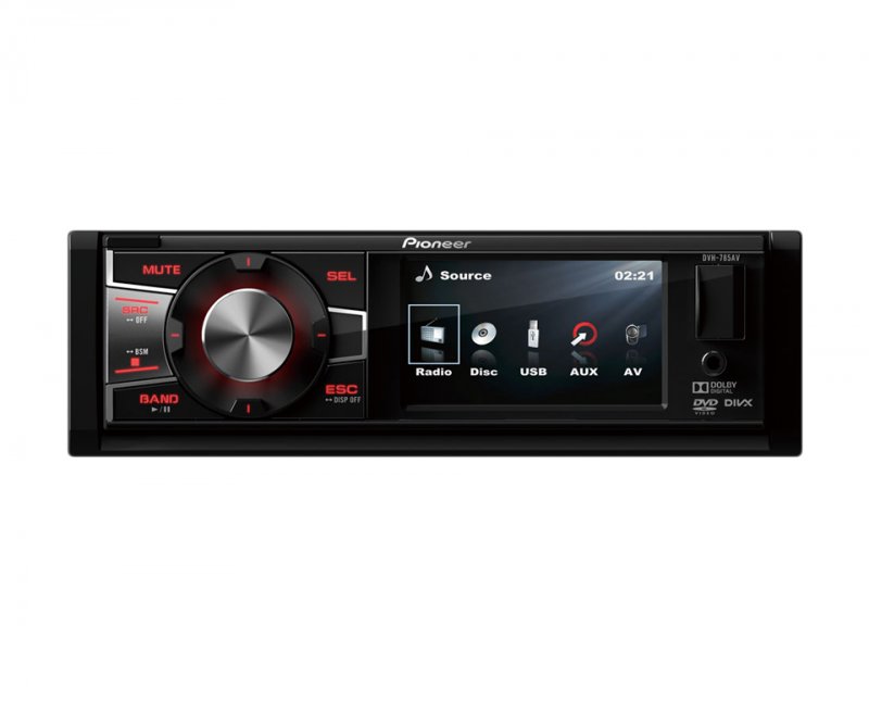 Pioneer DVH-785AV 3" USB/iPhone/DVD Receiver by Car Radio