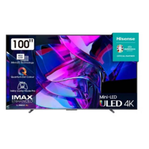Hisense 100 Inches Smart 4K UHD MINI-LED  100U7KEN - Premium TVs In 2025