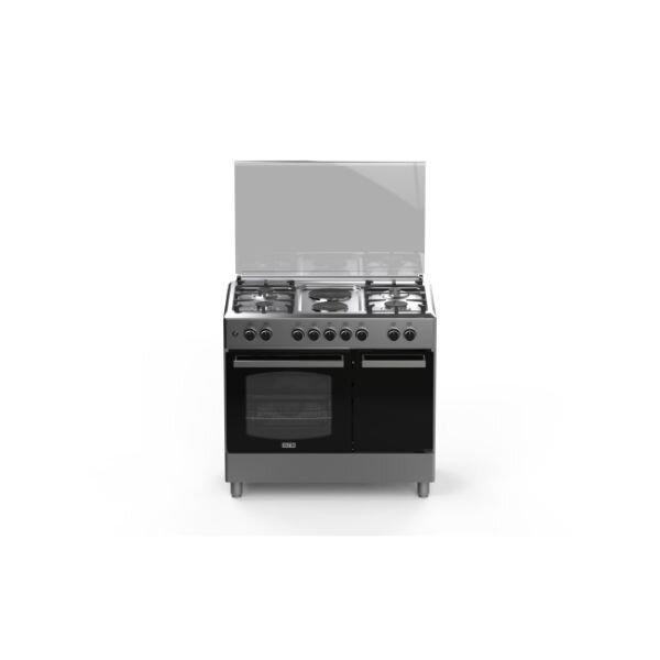 SOLSTAR Elite Line 90x60cm Free Standing Oven With Gas Bottle Compartment, Inox, Model SO942DKE-CINBSS by Other