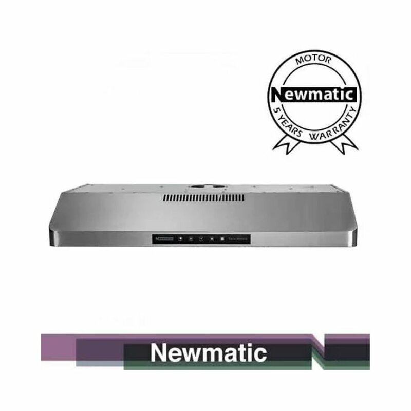 Newmatic H18.9S Undermount Chimney Slim Hood by Newmatic