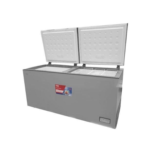 Von VAFC-50DHS Chest Freezers, 508L - Grey by Other