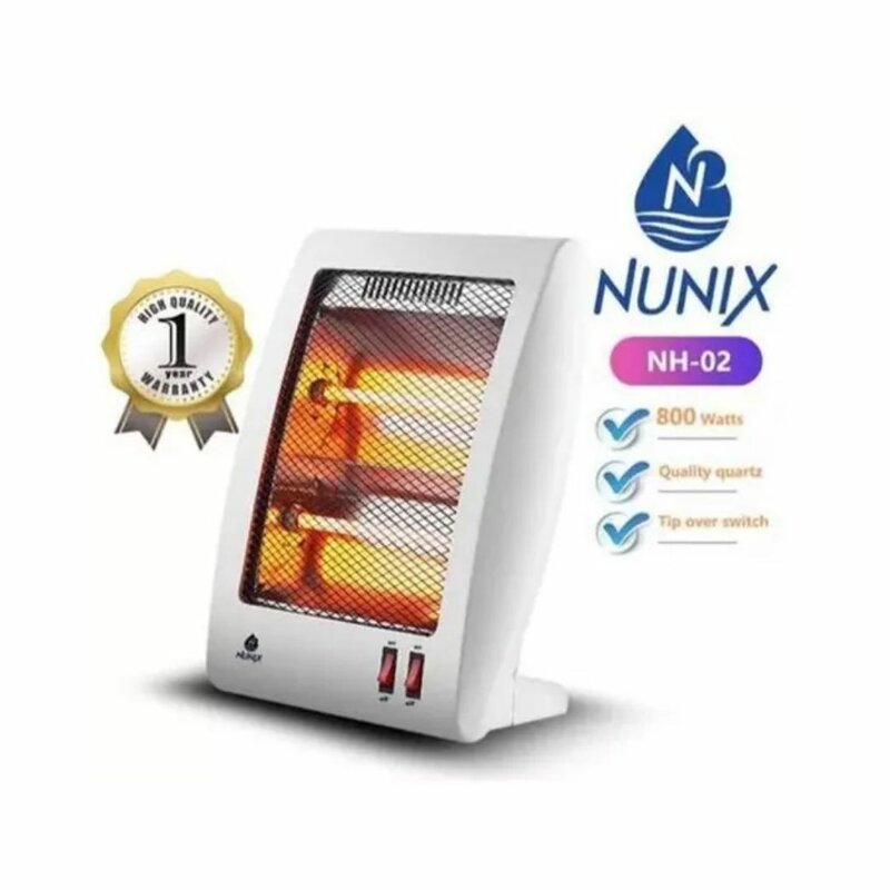 Nunix Room Heater , NH-02, 2 Heat Setting System/Space Heater by Heaters