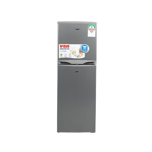 VON VART-22DHS Double Door Fridge 144L - Silver by Other