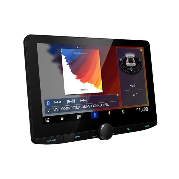 Kenwood DMX9720XS – 10.1 Inches  Floating HD Touchscreen Car Stereo With Wireless Apple CarPlay & Android Auto by Kenwood