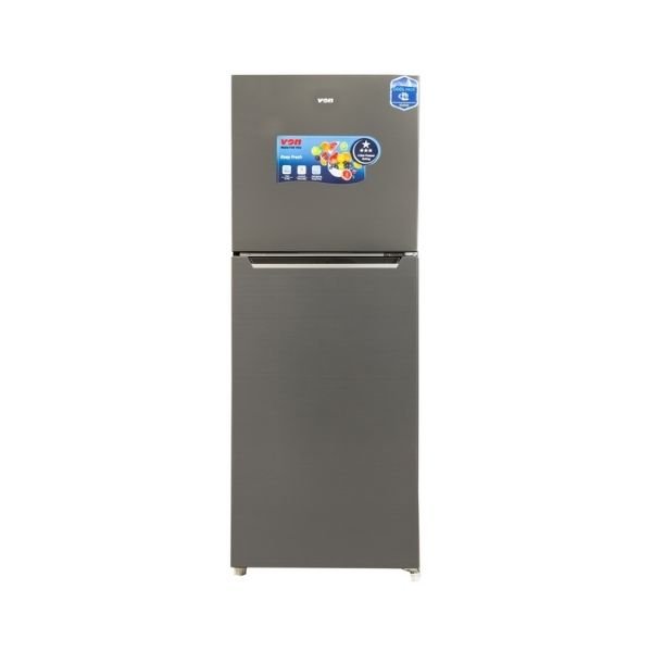 Von VART-26NMS Double Door Fridge 200L - Silver by Other