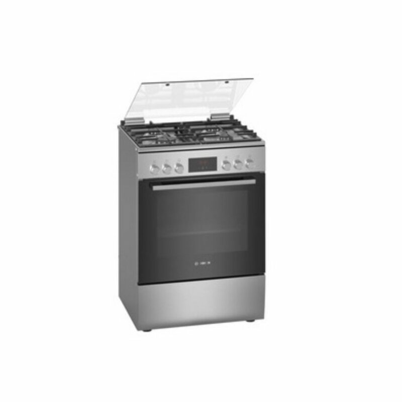 Bosch HXQ38AE50M 4 Gas Cooker + 1 Electric Oven - Stainless Steel by Other