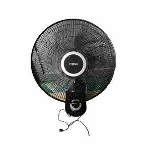 Mika 16 Inch Wall Fan Black & Silver MFW166BS