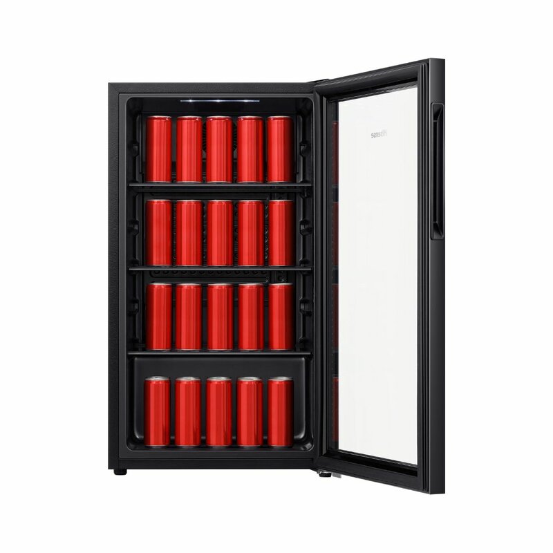 Hisense JC-94 94L Glass Door Beverage Cooler -JC91DR by Hisense — view 2