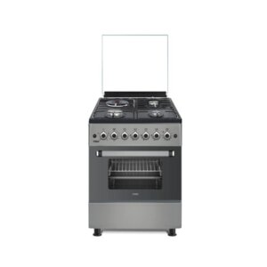 MIKA Standing Cooker 58cm X 58cm Dove Grey MST58UF31E4DG – 3 Gas Burners + 1 Electric Hot Plate