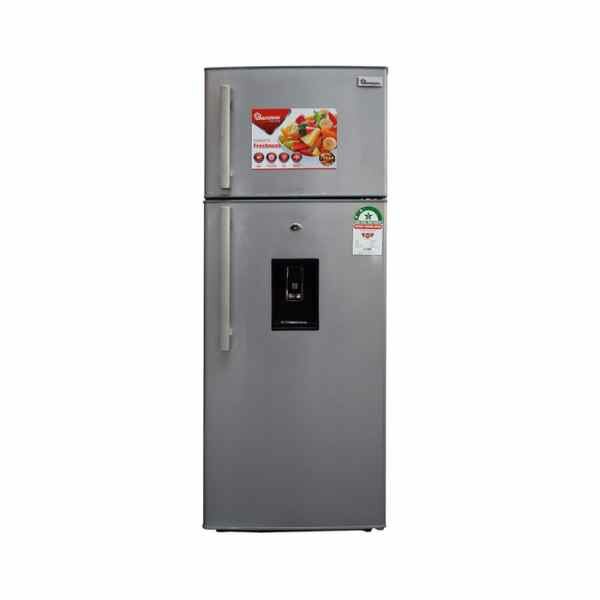 RAMTONS RF/130 213 LITERS 2 DOOR DIRECT COOL FRIDGE + DISPENSER, SILVER by Ramtons