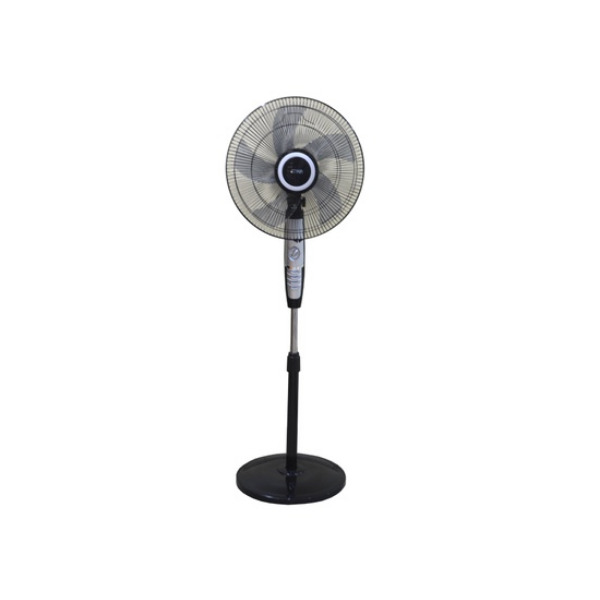 MIKA 16 Inch Strong Standing Fan Black & Silver - MFS1621SB by FANS
