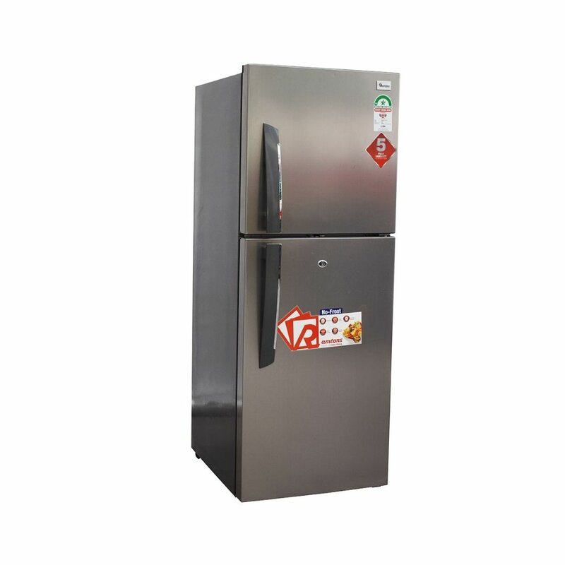 RAMTONS 196 LITRES DOUBLE DOOR NO FROST FRIDGE, SILVER- RF/239 by Ramtons