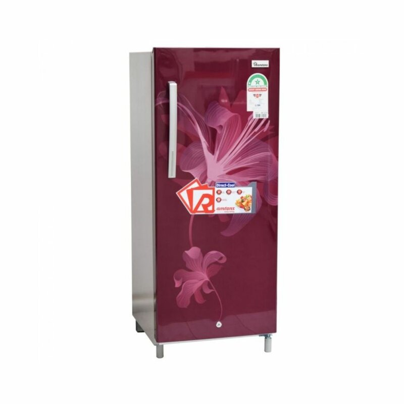 RAMTONS 181 LITRES SINGLE DOOR DIRECT COOL FRIDGE, MAROON- RF/273 by Ramtons