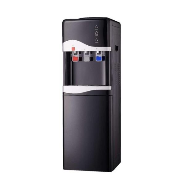 Von VDE-311CLK Electric Cooling Dispenser - Matte Black + Silver by Von