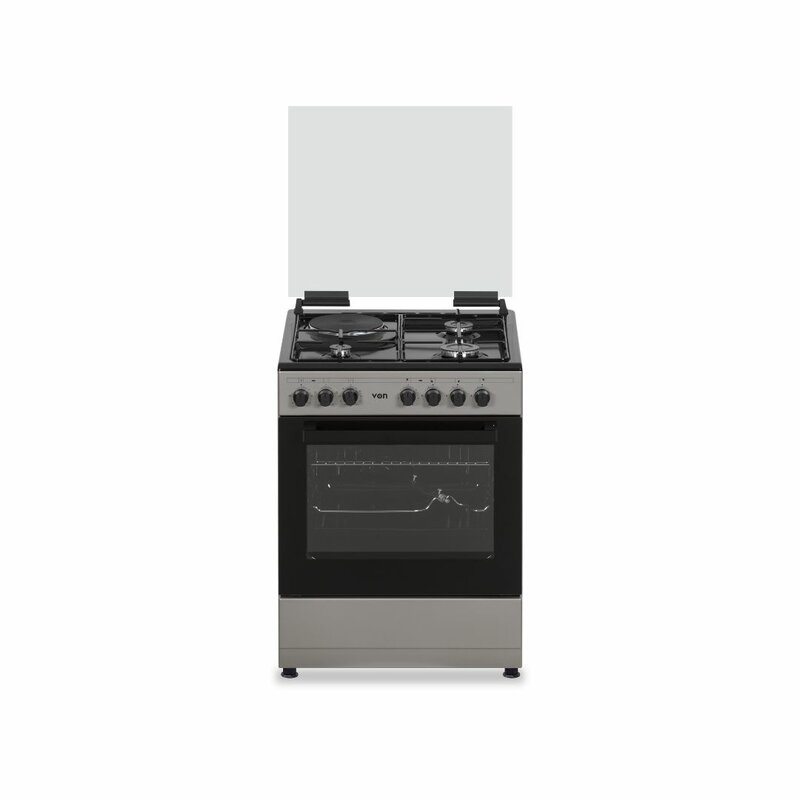 Von VAC6SV31UY 3 Gas + 1 Electric Cooker - Grey by Von