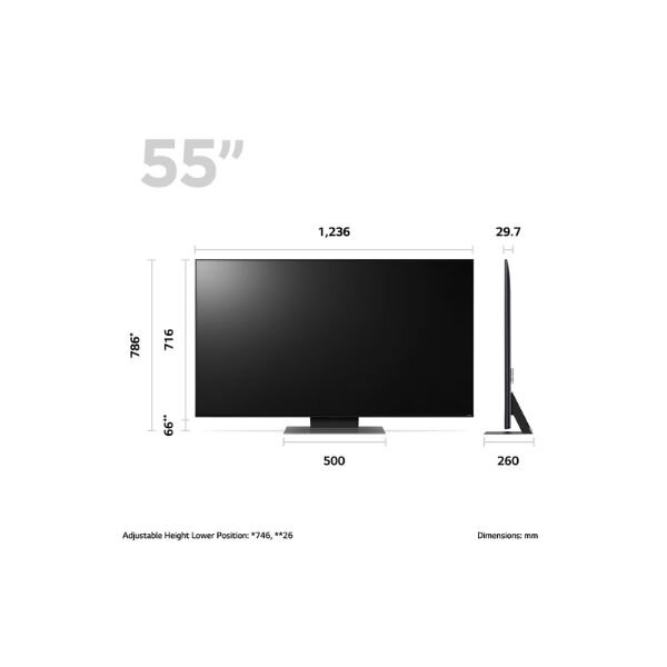 LG 55QNED806 55-inch 4K Smart TV by LG — view 3