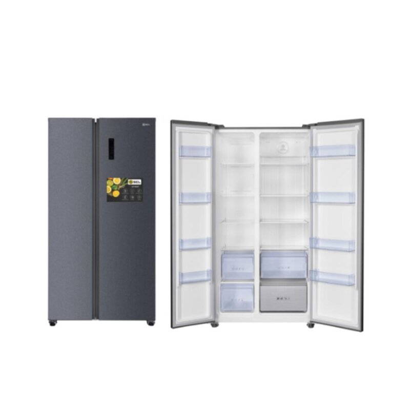 SCL 595 Litres Side By Side Refrigerator – R600A Refrigerant, No Frost, Quick Cooling SCL-SBS595ECPG by SCL
