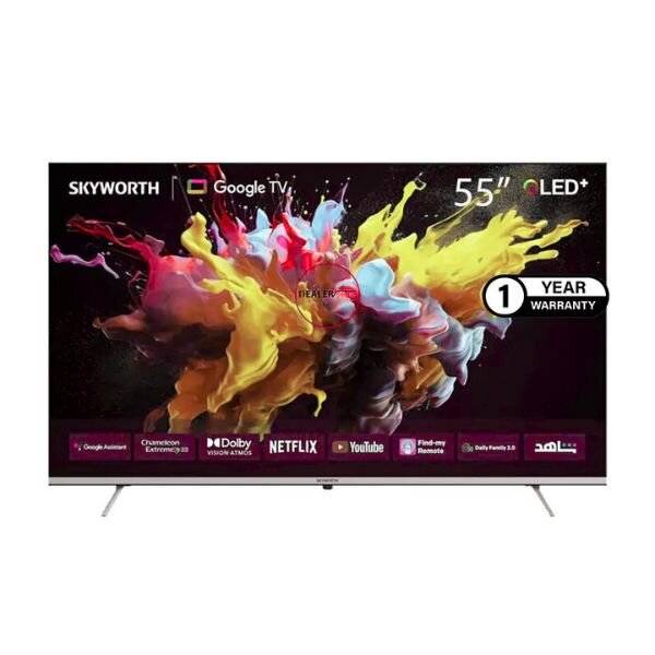 Skyworth 55 Inch 4K LED Smart Google TV – HDR Display 55G6500G by Skyworth