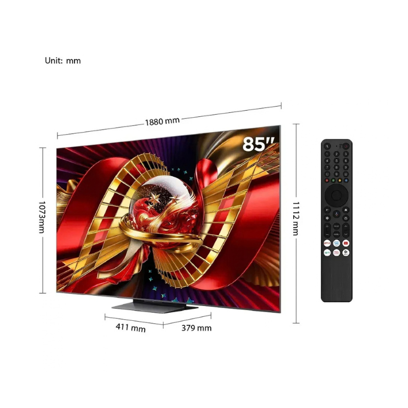 TCL 98C8L 98-Inch SQD-Mini LED Google TV by TCL — view 2