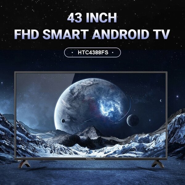 Vitron 43-Inch Smart Android TV Full HD, Black (2025 Model) – Bluetooth Enabled, Model Number: HTC4388FS by Vitron — view 5
