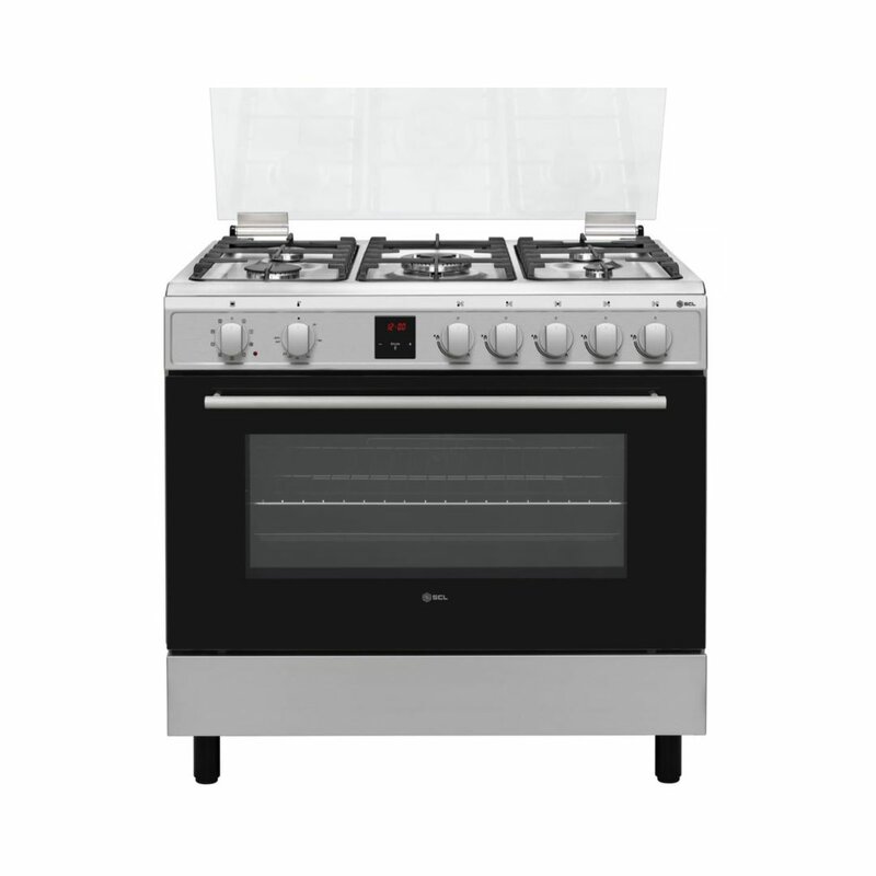SCL 90 X 60cm COOKER SCL-FC965WSI - 4 Gas + 1 WOK Burner by SCL