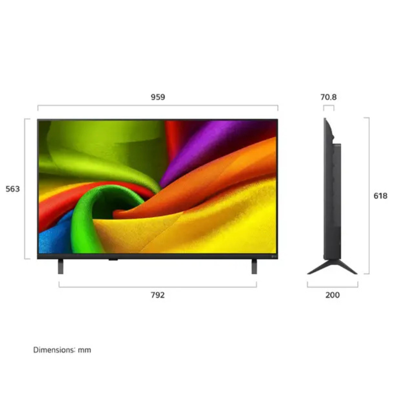 LG 43-Inch NANO 4K AI NU85 Smart TV – 43NU850BLA by LG — view 2