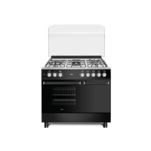 MIKA Standing Cooker 90cm X 60cm MST9041WEG6BX – Gas And Electric Cooking With Convection Oven
