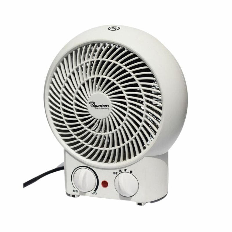 RAMTONS WHITE FAN HEATER, 2 HEAT SETTINGS- RM/475 by Heaters — view 2