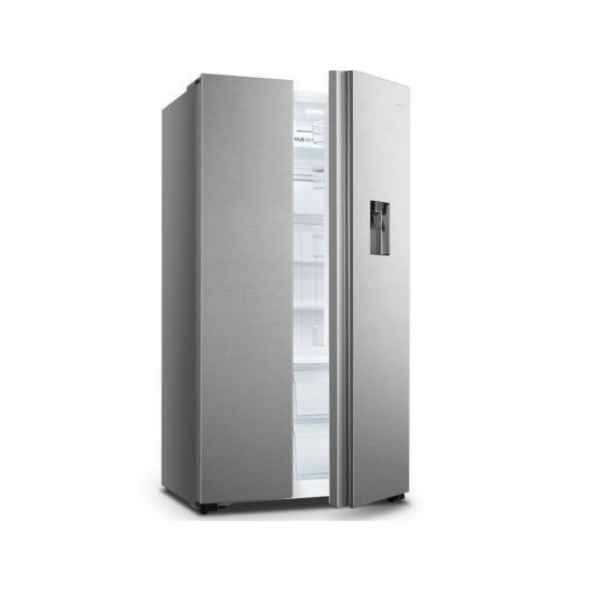 Hisense 541 Litres REF558DR Side By Side Fridge - Silver by Hisense — view 2