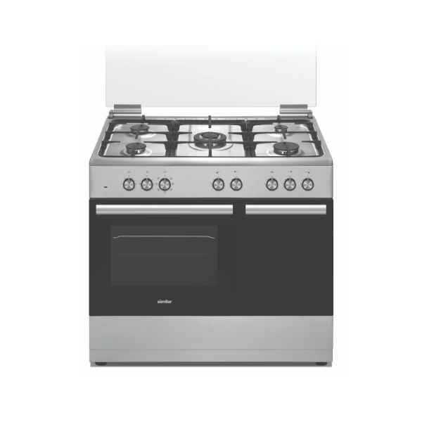 Simfer 9506NEI Prof Cooker 5 Gas + Electric Oven & Cylinder Compartment by Other