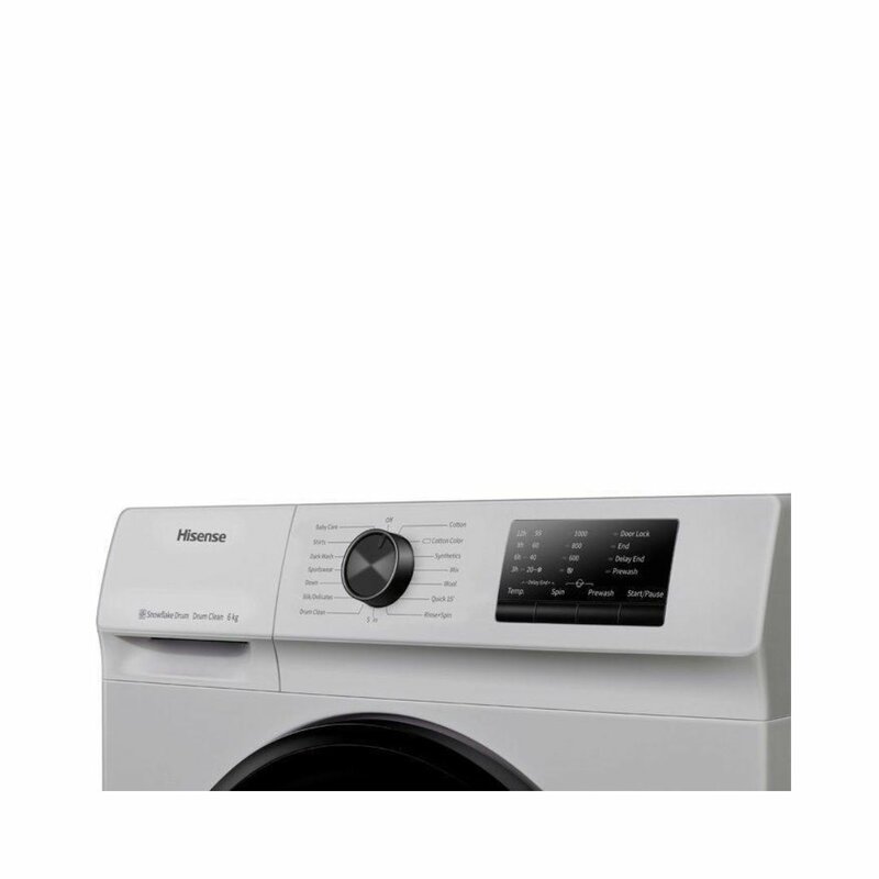 Hisense WFVC6010S 6KG Front Load Washing Machine – Silver, A+++ Efficiency by Hisense — view 2