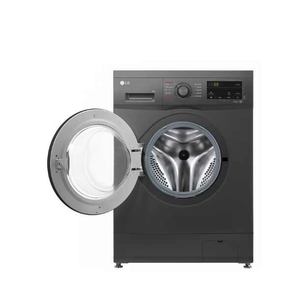 LG 8KG  Front Load Washing Machine F4J3TYG6J  6 Motion Direct Drive, Steam Technology by LG — view 2