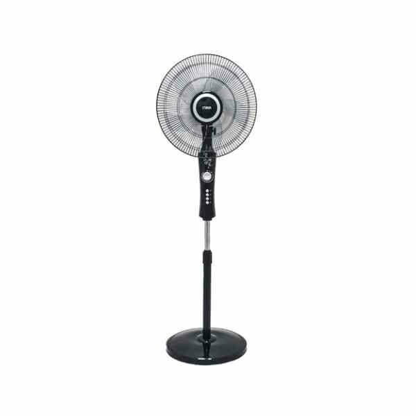 Mika 16 Inch Standing Fan Black & Silver MFS1625BS by FANS