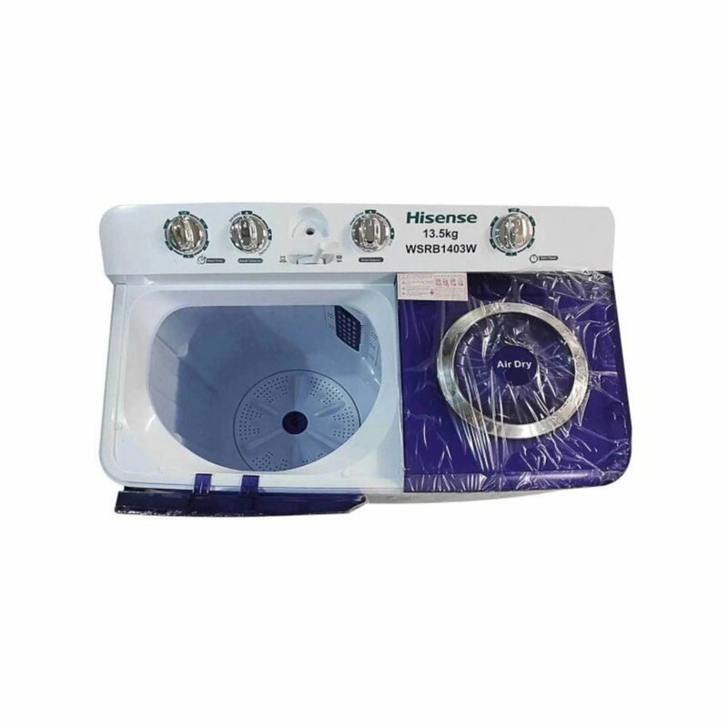Hisense  13.5KG  WSRB143W Semi - Automatic Washing Machine -- White by Hisense — view 2