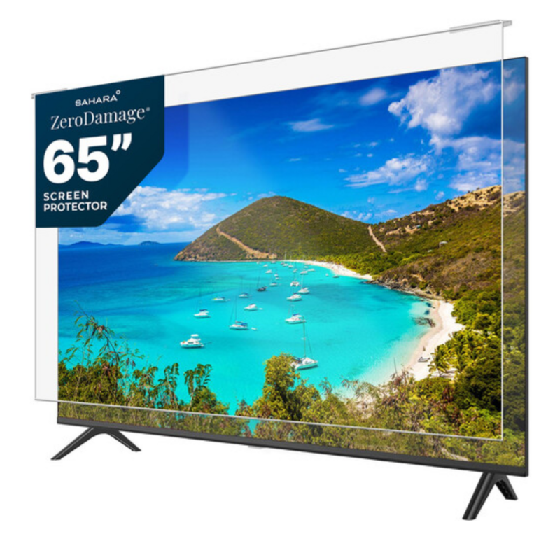 65 Inch TV Protector – Custom Fit, Anti-Glare, Impact Resistant by TV Protectors