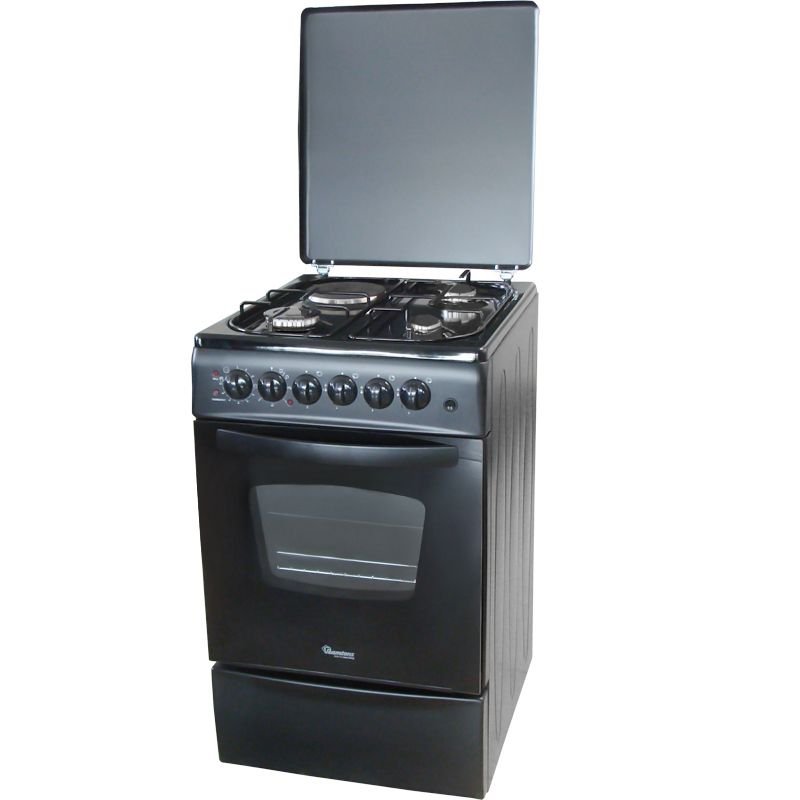 Ramtons 3G+1E 60X60 EURO BLACK COOKER- RF/407 by Ramtons