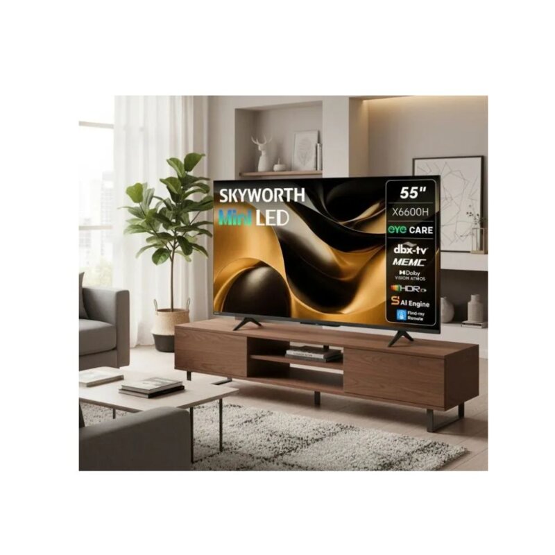 Skyworth 65X6600H 65 Inch QD-MiniLED Google Smart TV – 4K Ultra HD, Dolby Atmos, HDR10+ by Skyworth — view 2