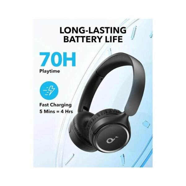 Anker Soundcore H30i Wireless On-Ear Headphones, 70H Playtime by Anker — view 3