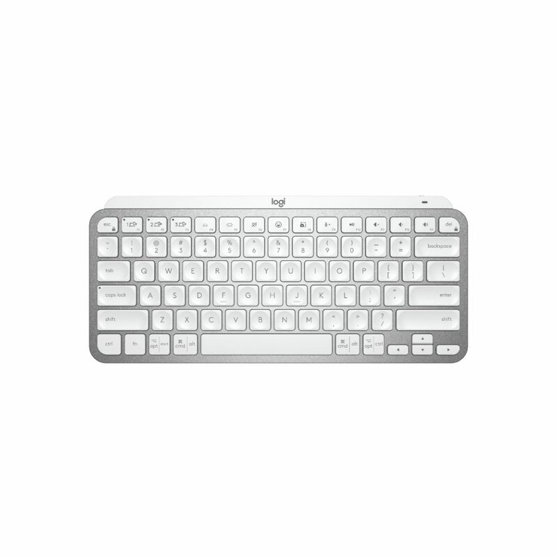 Logitech MX Keys Mini Minimalist Wireless Illuminated Keyboard - Graphite, Pale Gray by Mouse/keyboards — view 2