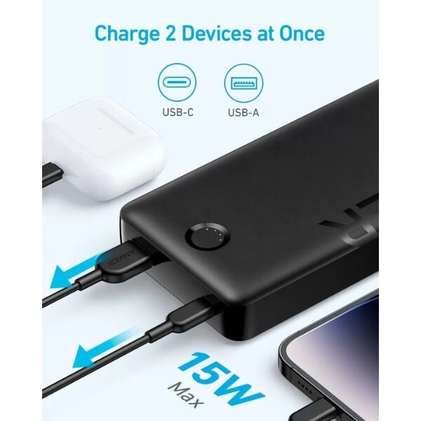 Anker 20K 15W Power Bank – Fast Charging, 20000mAh Capacity by Anker — view 3