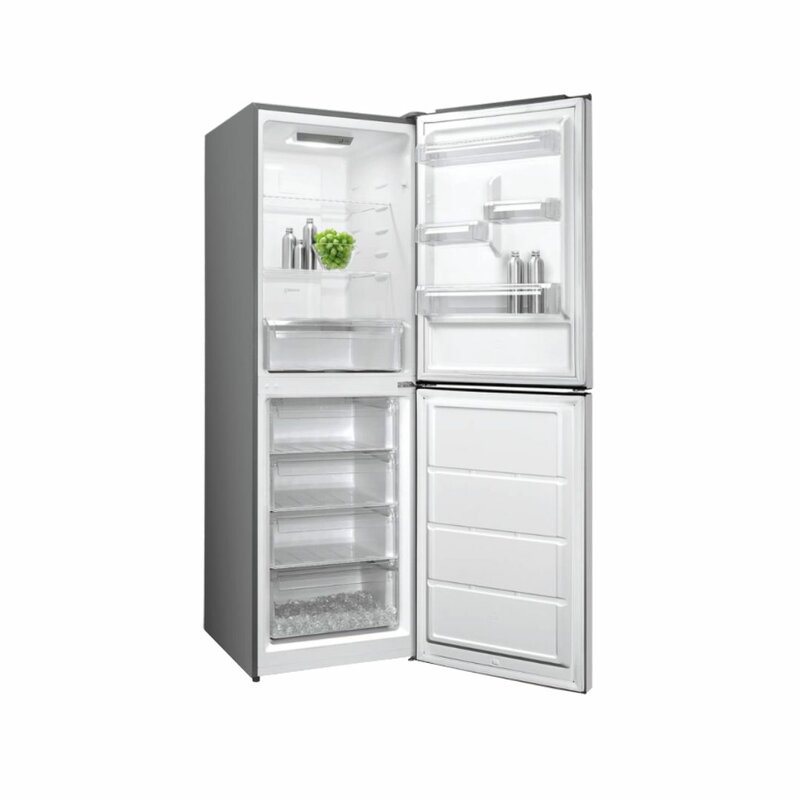 Beko BAD530 UK KE Fridge Freezer 253L (55cm, Pet Inox, No-Frost) – Energy Efficient Bottom Freezer by Other — view 2