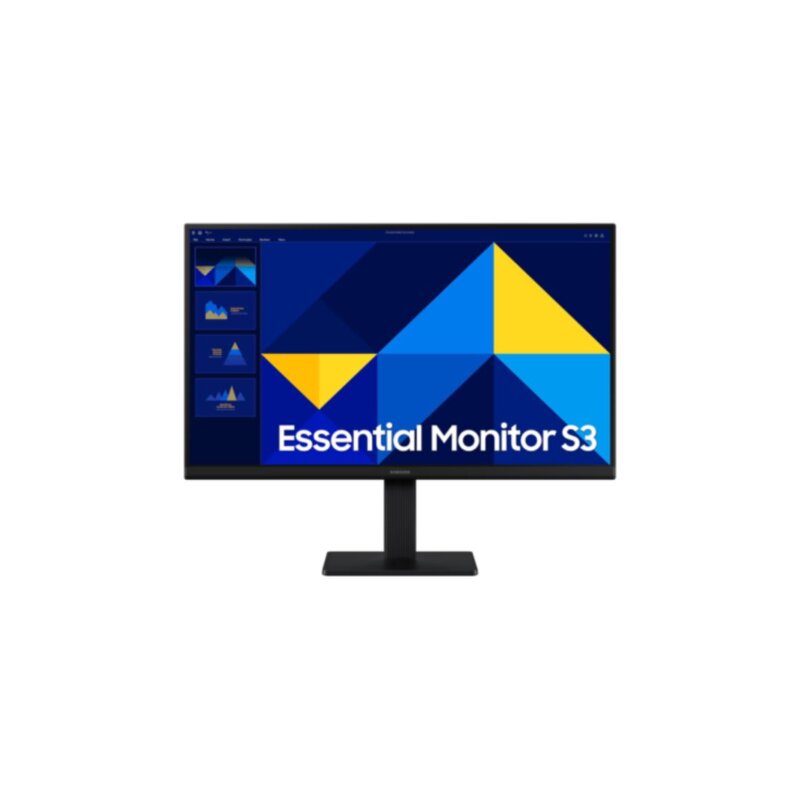 Samsung 24 Inch Essential Monitor S3 S30GD Full HD Monitor (LS24D300GAMXUE) by Samsung