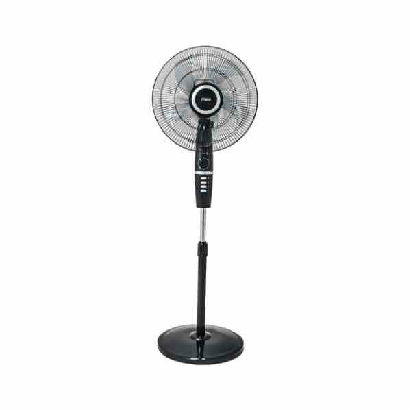 Mika 16 Inch Standing Fan Black & Silver MFS1626BS by FANS