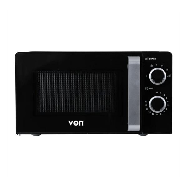 Von VAMS-22MGX Mechanical Microwave Oven Solo 20L – Silver by Von