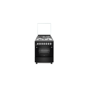 MIKA MST58UF31E4BX Standing Cooker: 3 Gas Pool Jet Burners + 1 Rapid Hot Plate